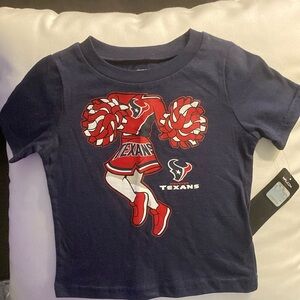 NFL Team Apparel OUTER STUFF Baby’s Tee Shirt HOUSTON TEXANS, Size 12M, Navy NWT